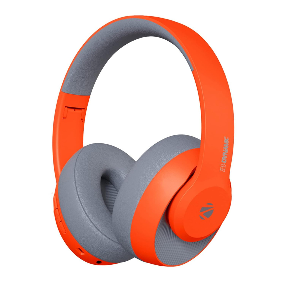ZEBRONICS Dynamic Wireless Headphone with 34 Hours Playback Orange