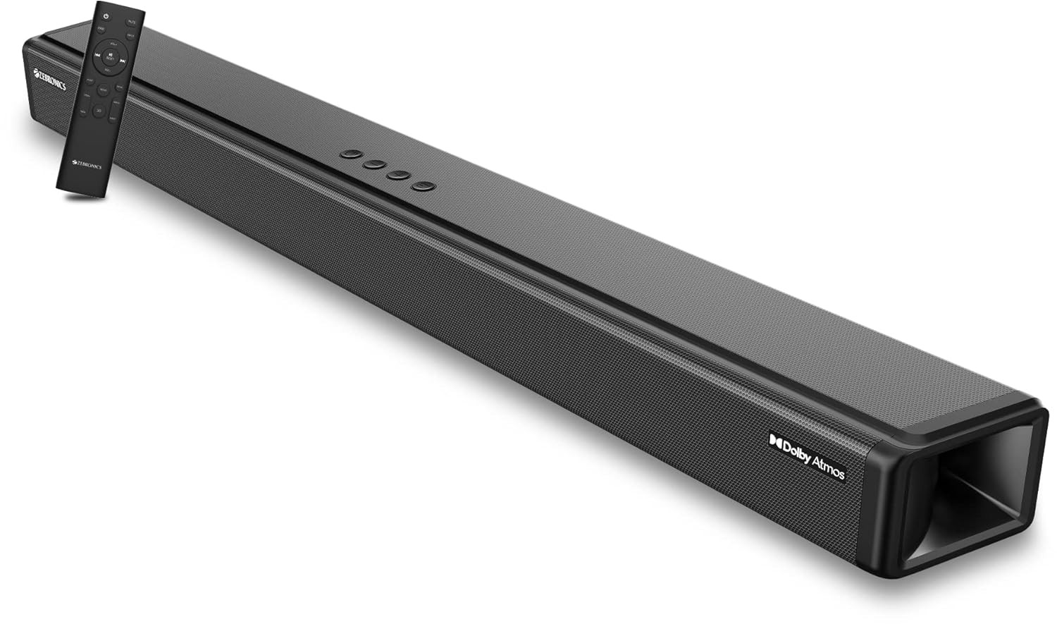 ZEBRONICS Juke BAR 3850 Pro 170W BT HDMI AUX USB Optical Soundbar with Dolby Atmos - Black
