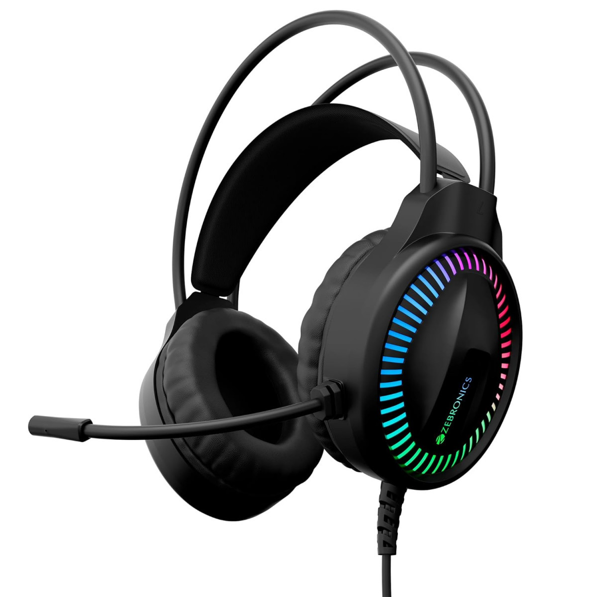 ZEBRONICS New Launch Blitz C Dolby Atmos Gaming Headphone Black
