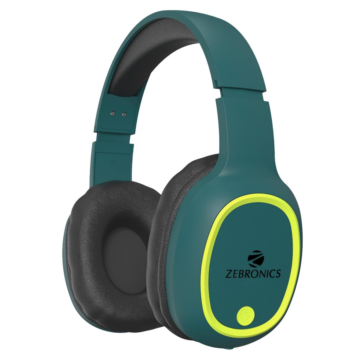 ZEBRONICS Thunder Bluetooth 53 Over Ear Wireless Headphones Teal Green