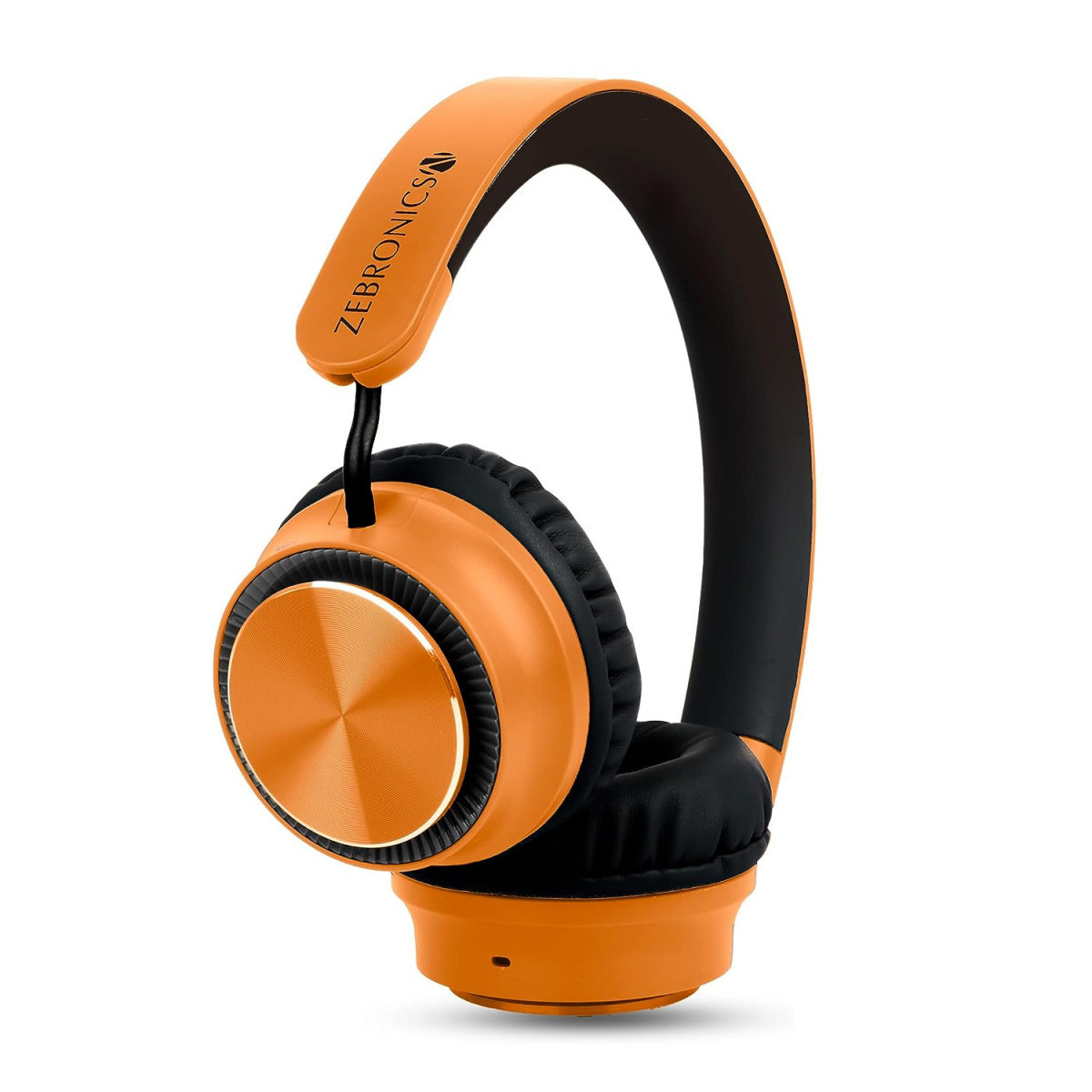 ZEBRONICS Zeb-Bang Pro Bluetooth Wireless On Ear Headphones with Mic V50 Orange